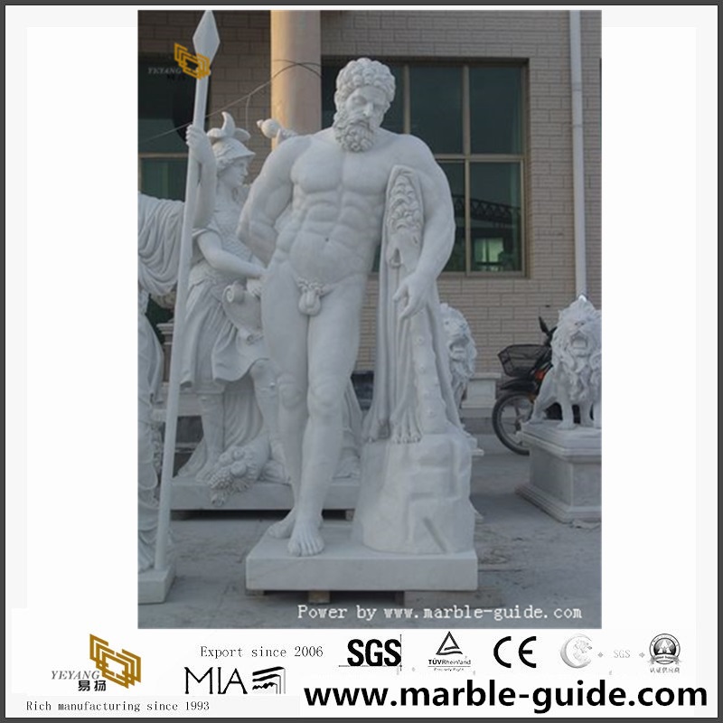 white marble sculptures