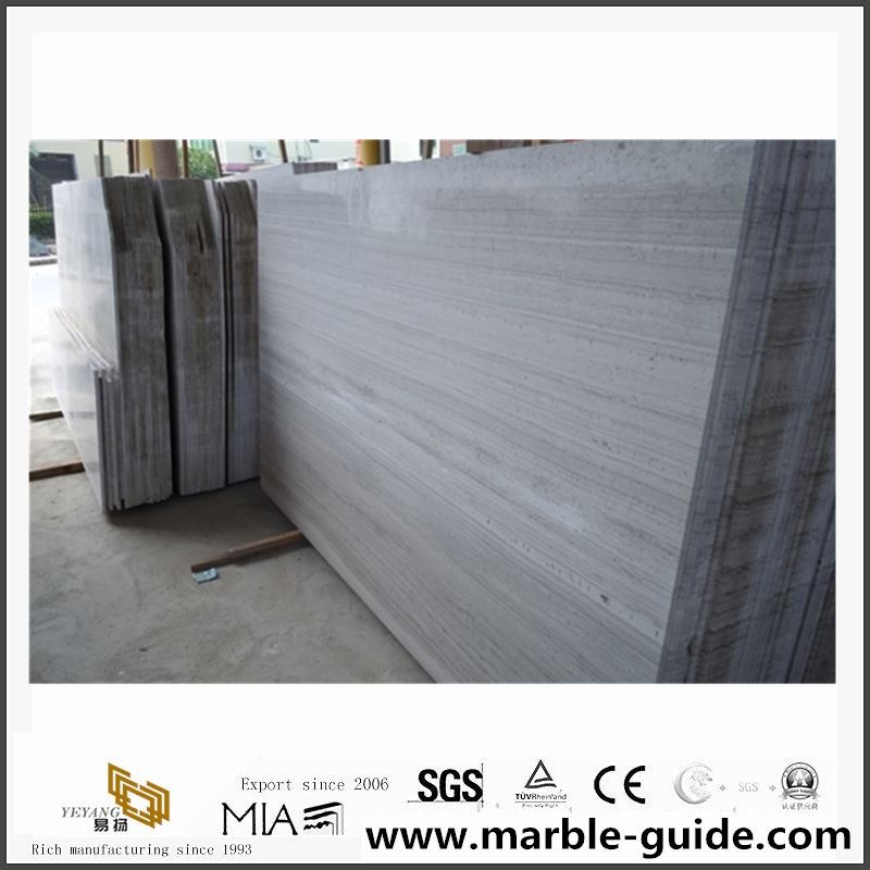 polished china white wooden marble slabs for sale