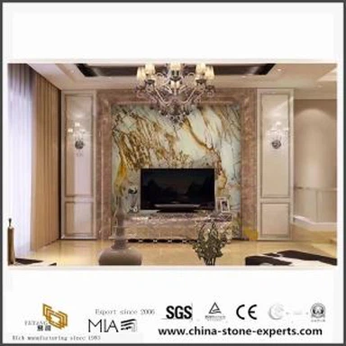 Sjajnog ONYX mramor pozadina za Hotel izbora iz Kine ONYX tvrtke