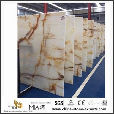 Prilagoditi šarmantan sjajnog bijelog Onyx proizvodi od Oniksa izvoznici