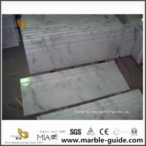 Guangxi bijeli mramorni stepenice / stubište / koraci za hotel u zatvorenom dekoru