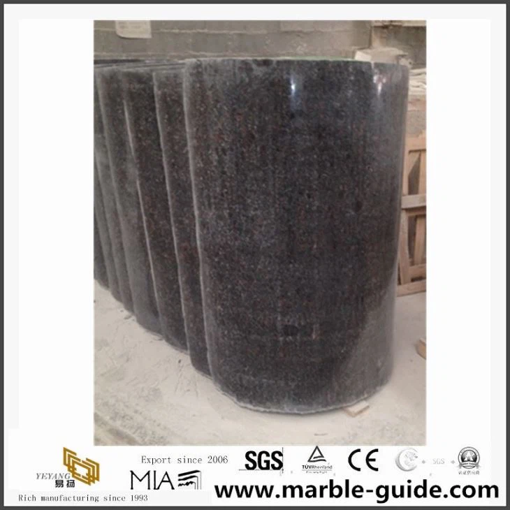 Tan Brown Granitni stub / stub kamen za dekoraciju hotela