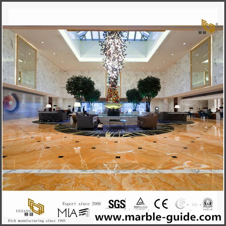 Honey Gold Onyx projekat za dekoraciju hotela