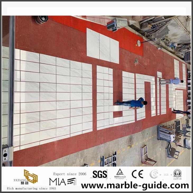 Volakas White Marble Tiles For Bathroom Wall
